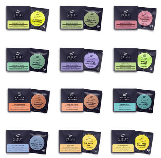 Wesley Tea Company | 40MG THC/CBD Infused Tea Bags Wesley Tea Company | 40MG THC/CBD Infused Tea Bags