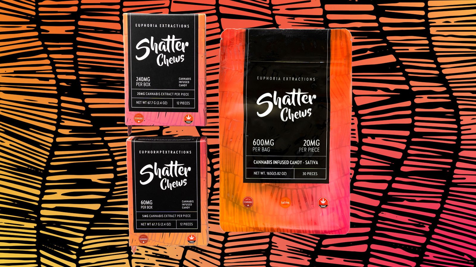 600MG Shatter Chews | Euphoria Extractions