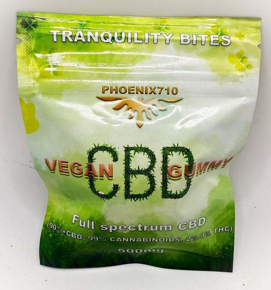 500MG CBD Vegan Tranquility Bites | Phoenix 500MG CBD Vegan Tranquility Bites | Phoenix