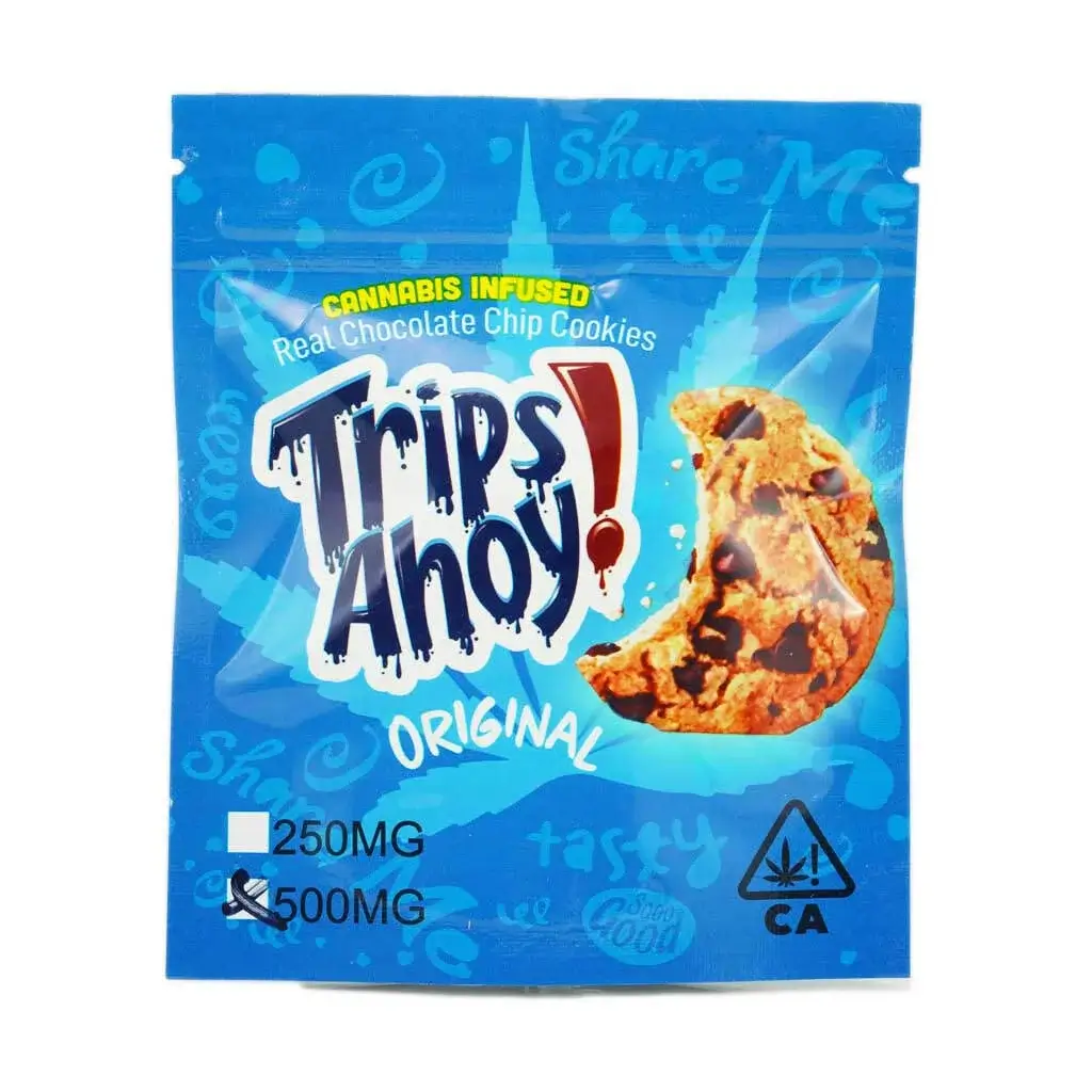 Trips Ahoy Chunky Chocolate Chip Cookies infused with 500mg THC