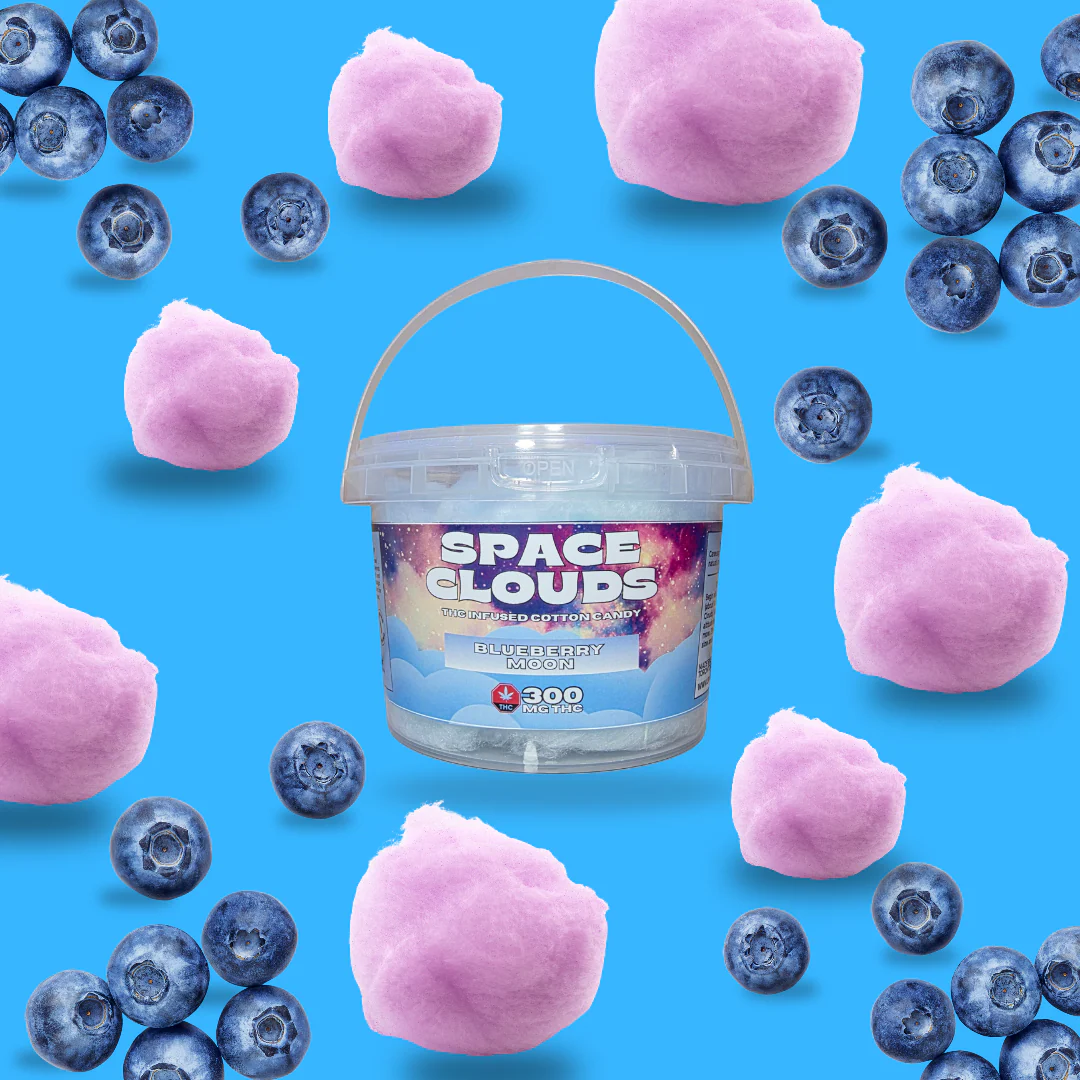 Space Clouds THC infused Cotton Candy Space Clouds THC infused Cotton Candy